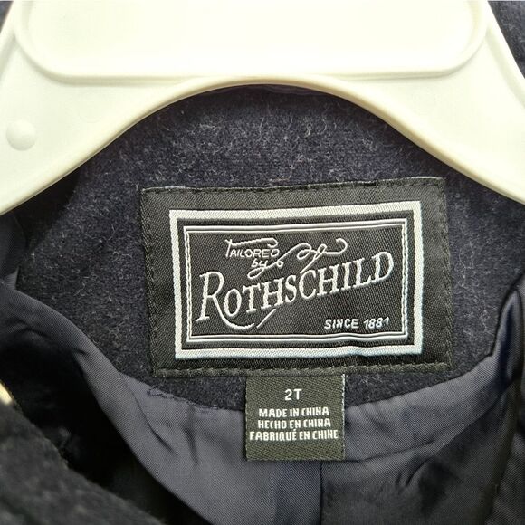 Rothschild Girl Peacoat Size 2 - Picture 2 of 3